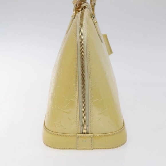 LOUIS VUITTON Monogram Vernis Alma PM Hand Bag Broncorail M91445 LV Auth bs25326 - Picture 4 of 16